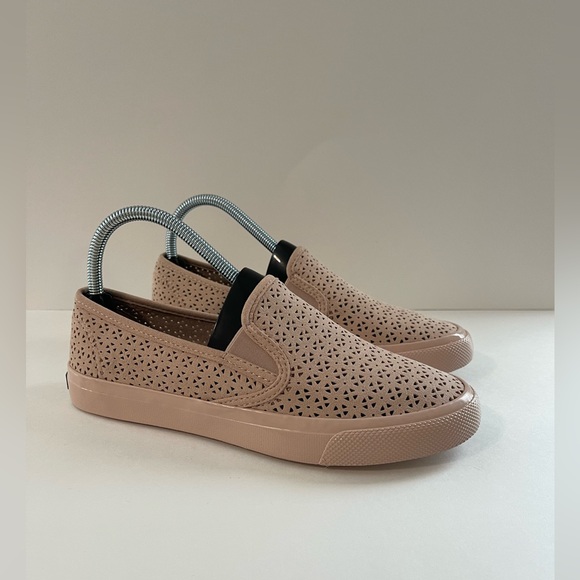 Sperry Shoes - Sperry Seaside Suede Perforated Sneaker